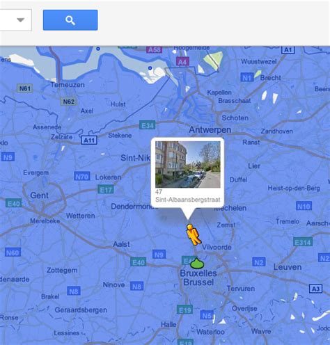 google maps street view belgium